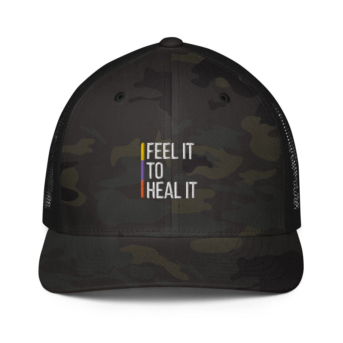 Feel it to Heal it Closed-back trucker cap