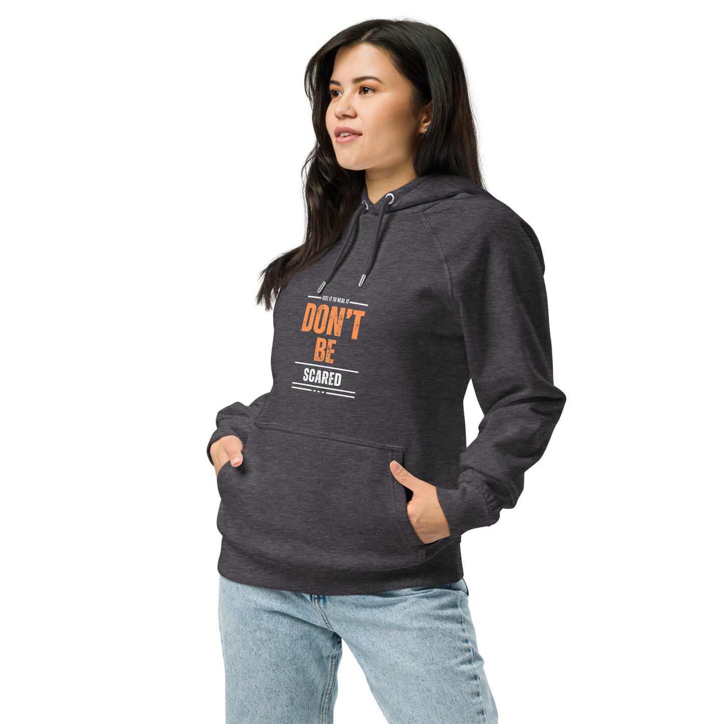 Don't Be Scared, Be Prepared Unisex eco raglan hoodie