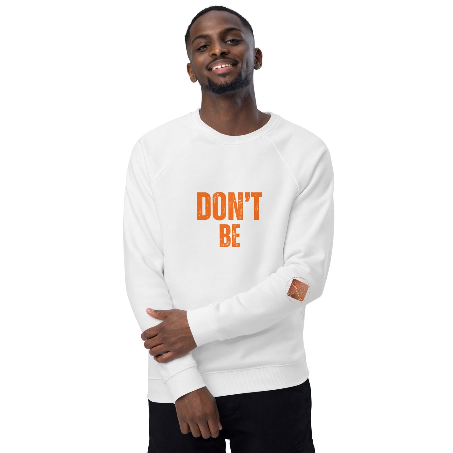 Don't Be Scared, Be Prepared Unisex organic raglan sweatshirt