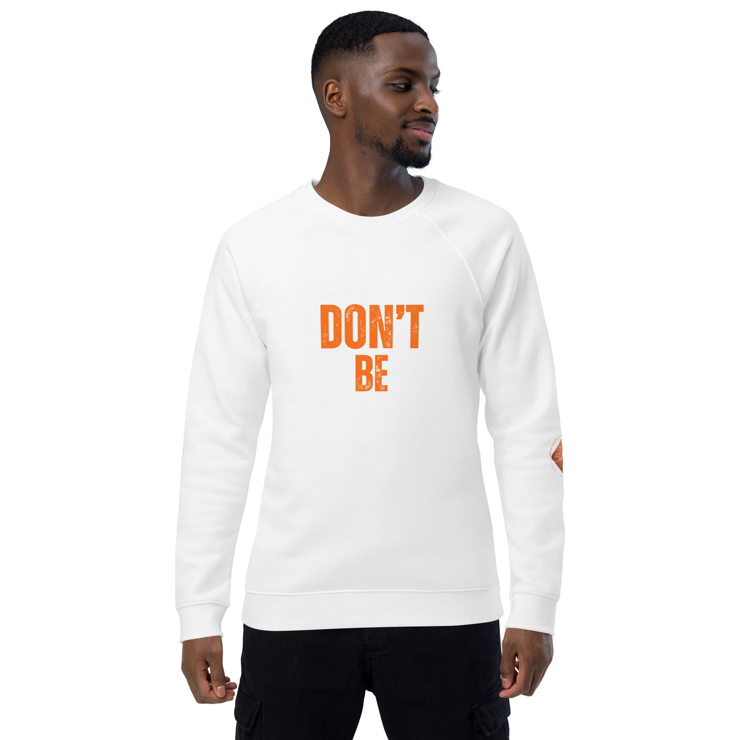 Don't Be Scared, Be Prepared Unisex organic raglan sweatshirt