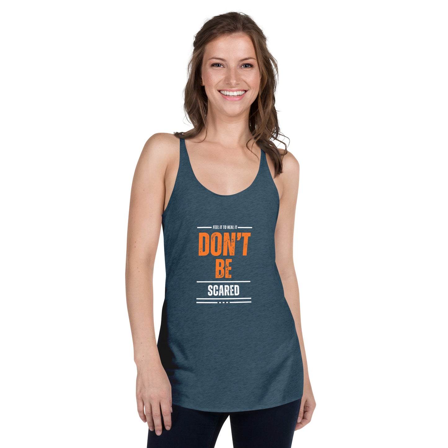 Don't Be Scared , Be Prepared Women's Racerback Tank