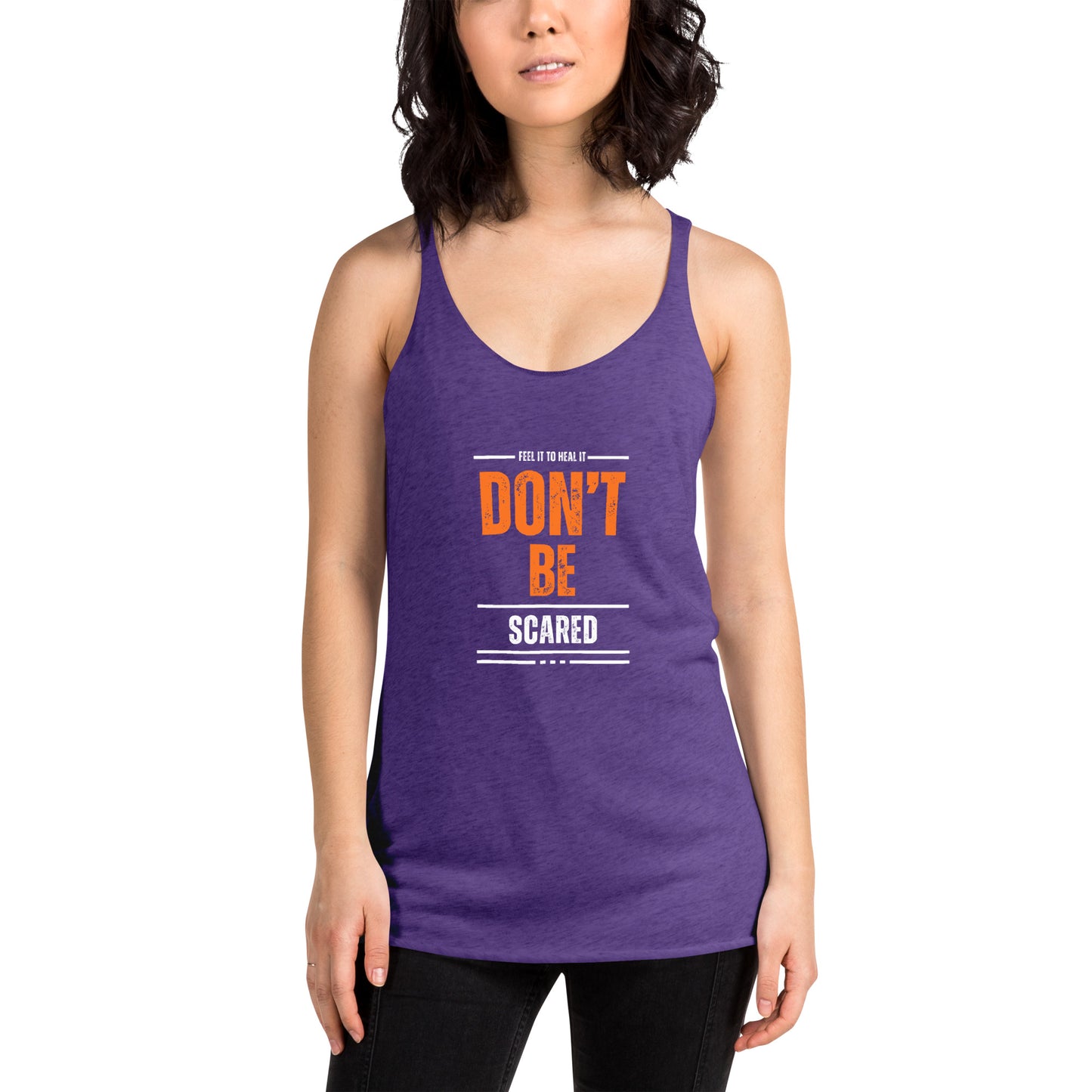 Don't Be Scared , Be Prepared Women's Racerback Tank