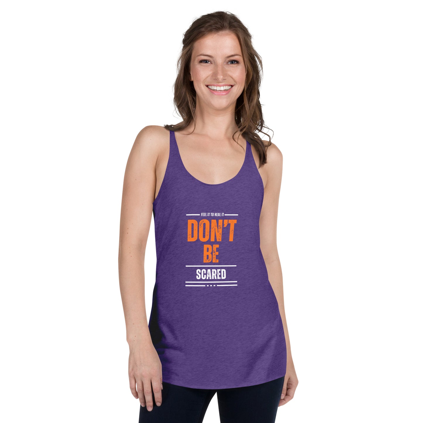 Don't Be Scared , Be Prepared Women's Racerback Tank