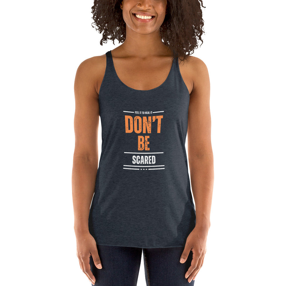 Don't Be Scared , Be Prepared Women's Racerback Tank