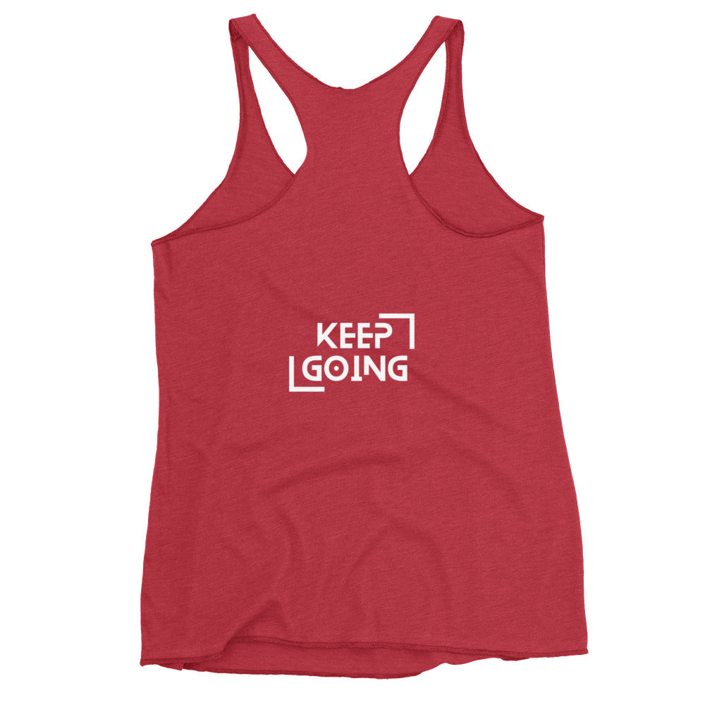 I Believe in You, Keep Going Women's Racerback Tank