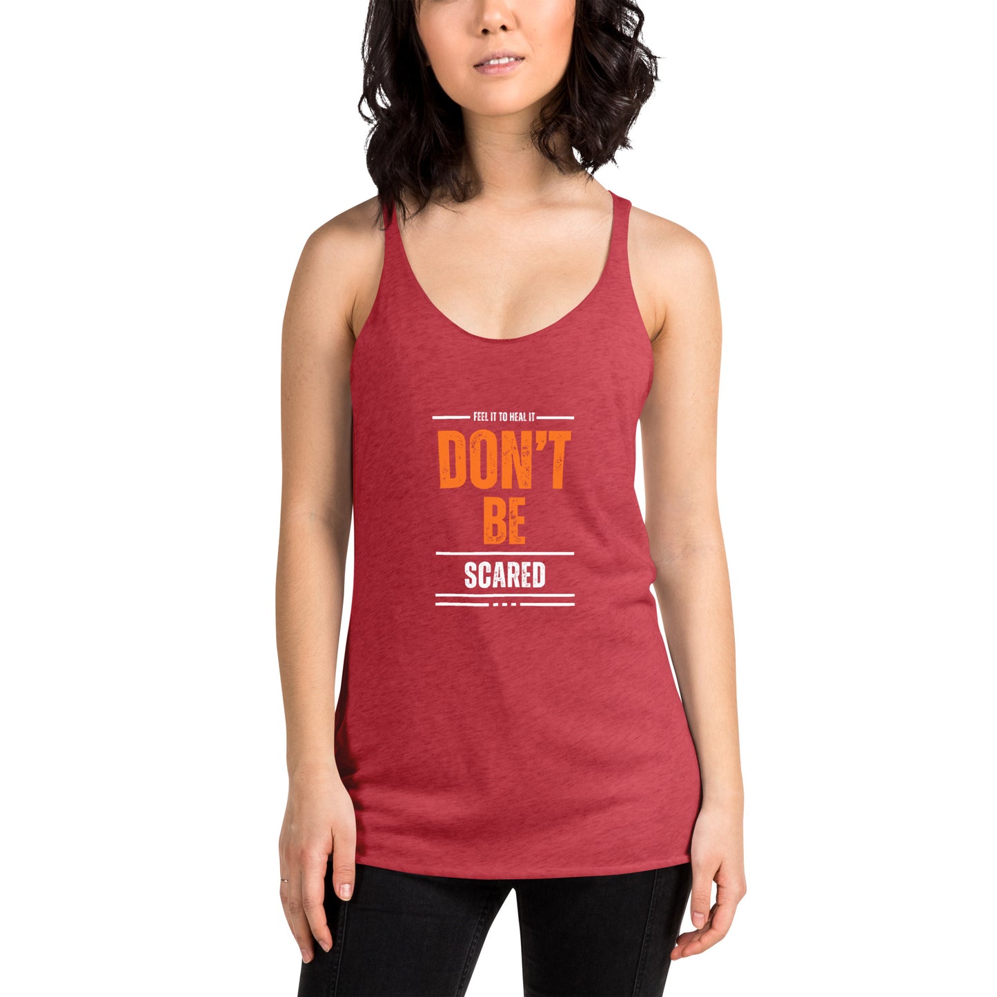 Don't Be Scared , Be Prepared Women's Racerback Tank