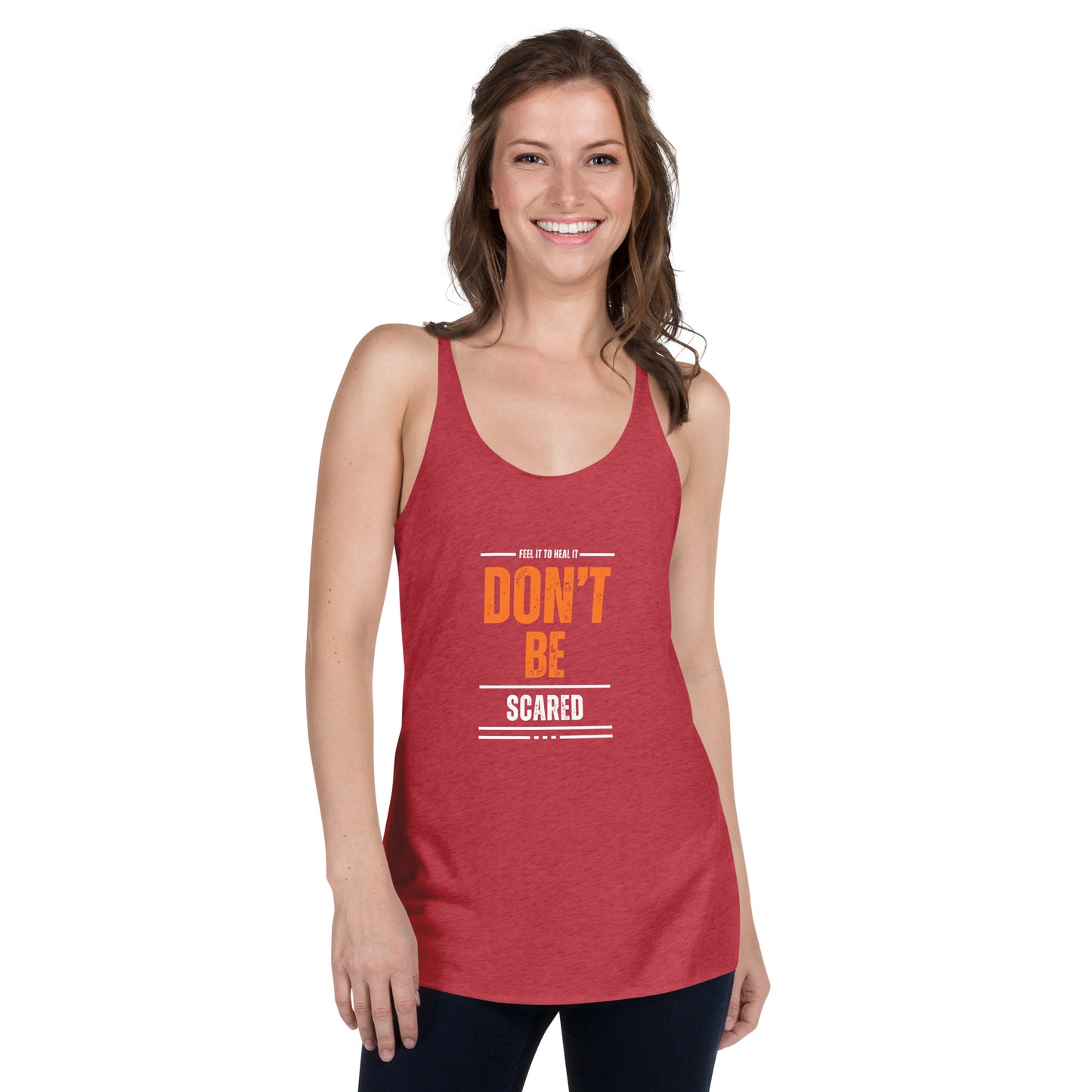 Don't Be Scared , Be Prepared Women's Racerback Tank